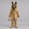 Custom Tan and Black Hyena Mascot Costume Adult Full Body Suit for Wildlife Events