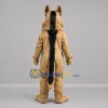 Custom Tan and Black Hyena Mascot Costume Adult Full Body Suit for Wildlife Events