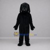 Custom Black Dog Mascot Costume Adult Full Body Suit for Pet Events Custom Black Dog Mascot Costume Adult Full Body Suit for Pet Events