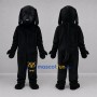 Custom Black Dog Mascot Costume Adult Full Body Suit for Pet Events