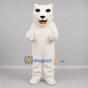 Custom White Polar Bear Mascot Costume Adult Full Body Suit for Winter Events Custom White Polar Bear Mascot Costume Adult Full Body Suit for Winter Events