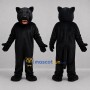 Custom Black Bear Mascot Costume Adult Full Body Suit for Wildlife Events