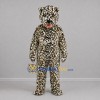 Custom Tan and Black Leopard Mascot Costume Adult Full Body Suit for Wildlife Events Custom Tan and Black Leopard Mascot Costume Adult Full Body Suit for Wildlife Events