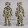 Custom Tan and Black Leopard Mascot Costume Adult Full Body Suit for Wildlife Events
