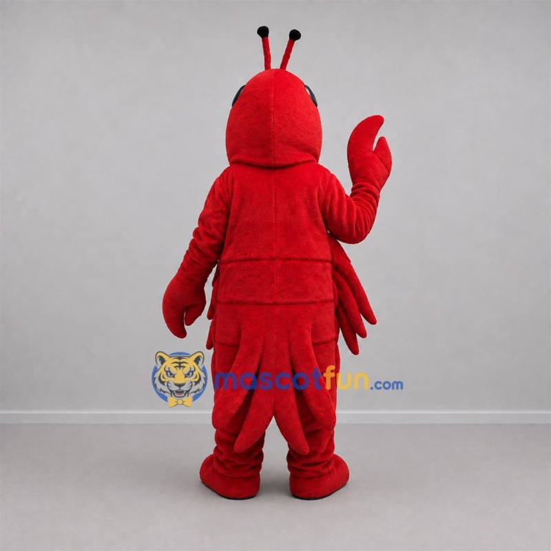 Custom Red Lobster Mascot Costume Adult Full Body Suit for Seafood Festivals Custom Red Lobster Mascot Costume Adult Full Body Suit for Seafood Festivals