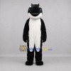 Custom Black and White Sea Animal Mascot Costume Adult Full Body Suit for Ocean Events Custom Black and White Sea Animal Mascot Costume Adult Full Body Suit for Ocean Events
