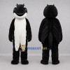 Custom Black and White Sea Animal Mascot Costume Adult Full Body Suit for Ocean Events Custom Black and White Sea Animal Mascot Costume Adult Full Body Suit for Ocean Events