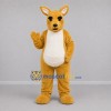 Custom Tan and White Kangaroo Mascot Costume Adult Full Body Suit for Wildlife Events Custom Tan and White Kangaroo Mascot Costume Adult Full Body Suit for Wildlife Events