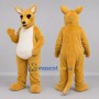 Custom Tan and White Kangaroo Mascot Costume Adult Full Body Suit for Wildlife Events