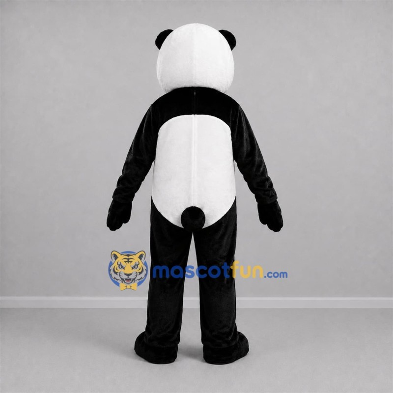 Custom Black and White Panda Mascot Costume Adult Full Body Suit for Wildlife Events Custom Black and White Panda Mascot Costume Adult Full Body Suit for Wildlife Events