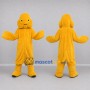 Custom Golden Yellow Goldfish Mascot Costume Adult Full Body Suit for Aquarium Events