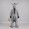 Custom Gray and Pink Donkey Mascot Costume Adult Full Body Suit for Farm Events