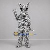 Custom Black and White Zebra Mascot Costume Adult Full Body Suit for Wildlife Events Custom Black and White Zebra Mascot Costume Adult Full Body Suit for Wildlife Events