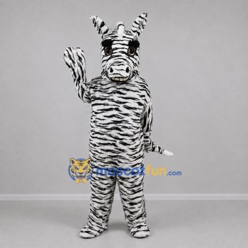 Custom Black and White Zebra Mascot Costume Adult Full Body Suit for Wildlife Events Custom Black and White Zebra Mascot Costume Adult Full Body Suit for Wildlife Events