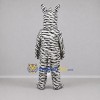 Custom Black and White Zebra Mascot Costume Adult Full Body Suit for Wildlife Events Custom Black and White Zebra Mascot Costume Adult Full Body Suit for Wildlife Events