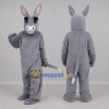 Custom Gray Donkey Mascot Costume Adult Full Body Suit for Farm Events