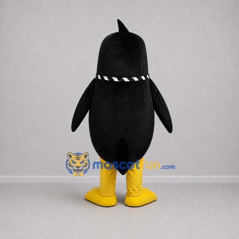 Custom Black and White Penguin Mascot Costume Adult Full Body Suit for School Events Custom Black and White Penguin Mascot Costume Adult Full Body Suit for School Events