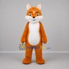 Custom Orange and White Fox Mascot Costume Adult Full Body Suit for Wildlife Events Custom Orange and White Fox Mascot Costume Adult Full Body Suit for Wildlife Events