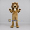 Custom Tan and Brown Lion Mascot Costume Adult Full Body Suit for Wildlife Events Custom Tan and Brown Lion Mascot Costume Adult Full Body Suit for Wildlife Events