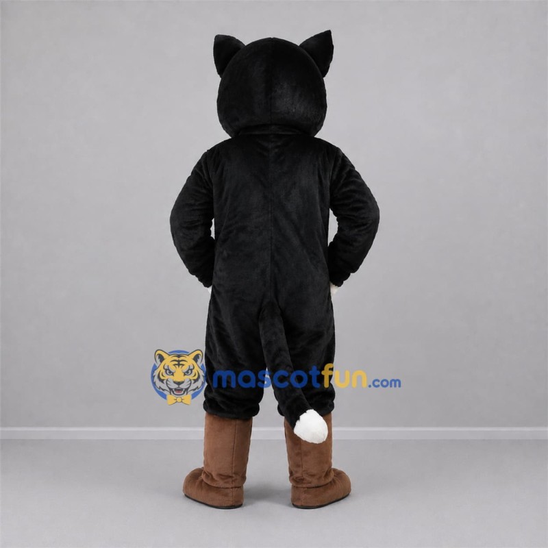 Custom Black and White Cat Mascot Costume Adult Full Body Suit for Storytelling Events Custom Black and White Cat Mascot Costume Adult Full Body Suit for Storytelling Events