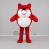 Custom Red and White Cat Mascot Costume Adult Full Body Suit for Birthday Parties Custom Red and White Cat Mascot Costume Adult Full Body Suit for Birthday Parties