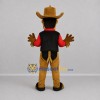 Custom Tan and Red Cowboy Mascot Costume Adult Full Body Suit for Western Events Custom Tan and Red Cowboy Mascot Costume Adult Full Body Suit for Western Events