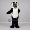 Custom Black and White Dog Mascot Costume Adult Full Body Suit for Pet Events Custom Black and White Dog Mascot Costume Adult Full Body Suit for Pet Events