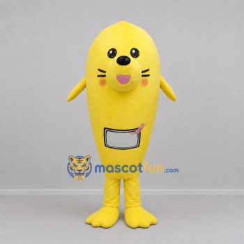 Custom Yellow Seal Mascot Costume Adult Full Body Suit for Ocean Events