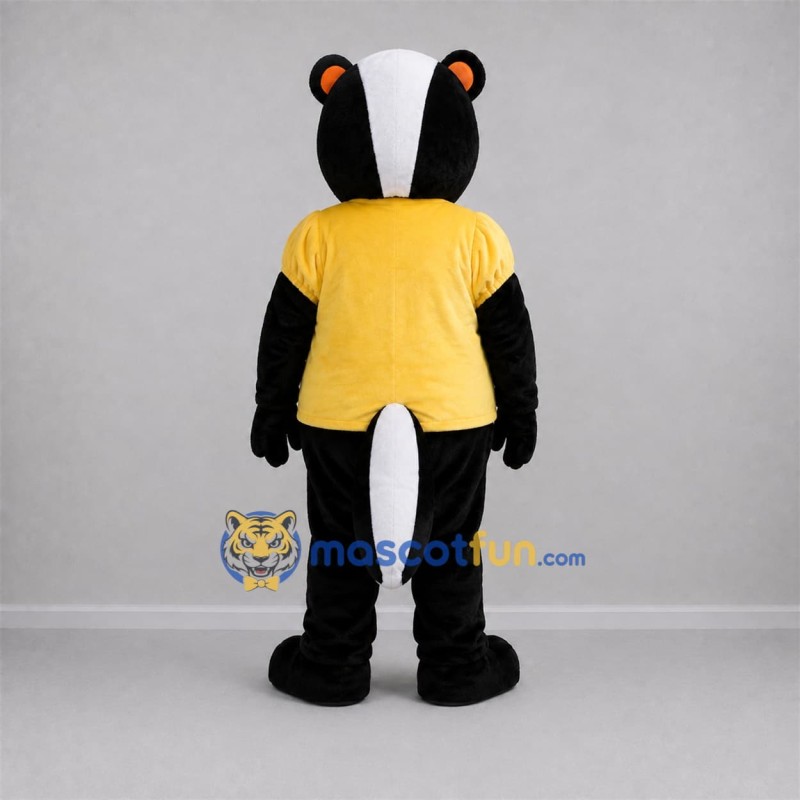 Custom Black and White Skunk Mascot Costume Adult Full Body Suit for Nature Events Custom Black and White Skunk Mascot Costume Adult Full Body Suit for Nature Events