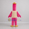 Custom Pink and Tan Flamingo Mascot Costume Adult Full Body Suit for Summer Events