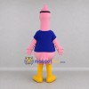 Custom Pink and Blue Tropical Bird Mascot Costume Adult Full Body Suit for Summer Events