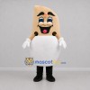 Custom Tan and White Wrapped Food Character Mascot Costume Adult Full Body Suit for Food Festivals
