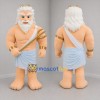 Custom White and Gold Sea God Mascot Costume Adult Full Body Suit for Ocean Events