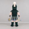 Custom Black and White Spartan Warrior Mascot Costume Adult Full Body Suit for Sports Events