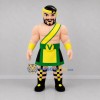 Custom Green and Yellow Warrior Mascot Costume Adult Full Body Suit for Sports Events