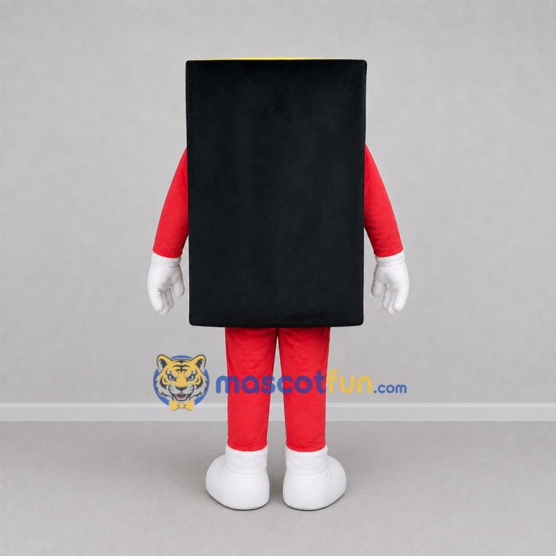 Custom Black and Red Bible Book Mascot Costume Adult Full Body Suit for Church Events