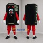 Custom Black and Red Bible Book Mascot Costume Adult Full Body Suit for Church Events