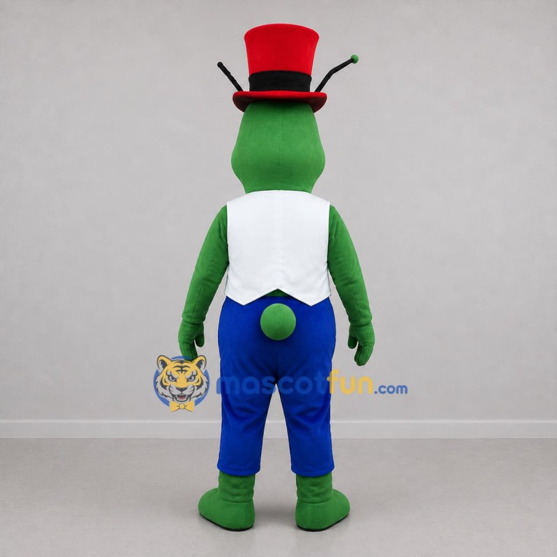 Custom Green and Blue Insect Mascot Costume Adult Full Body Suit for Garden Events