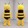 Custom Yellow and Black Bee Mascot Costume Adult Full Body Suit for Garden Events