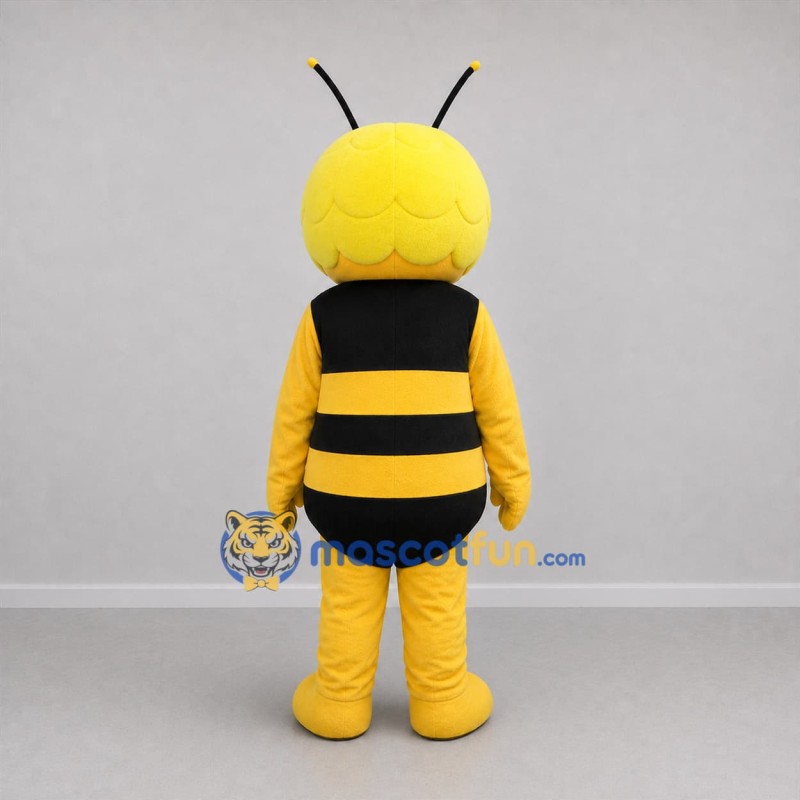 Custom Yellow and Black Bee Mascot Costume Adult Full Body Suit for Garden Events