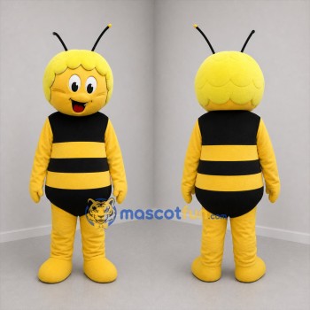 Custom Yellow and Black Bee Mascot Costume Adult Full Body Suit for Garden Events