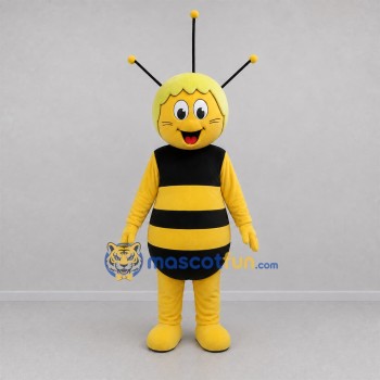 Custom Yellow and Black Bee Mascot Costume Adult Full Body Suit for Garden Events