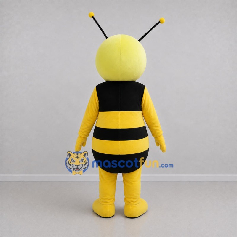 Custom Yellow and Black Bee Mascot Costume Adult Full Body Suit for Garden Events