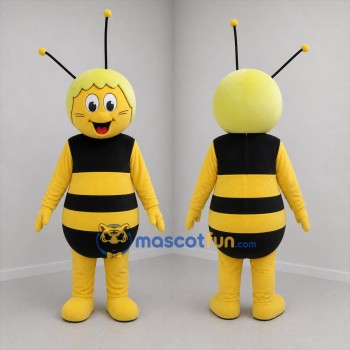 Custom Yellow and Black Bee Mascot Costume Adult Full Body Suit for Garden Events