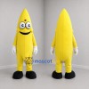 Custom Yellow Banana Mascot Costume Adult Full Body Suit for Fruit Promotions
