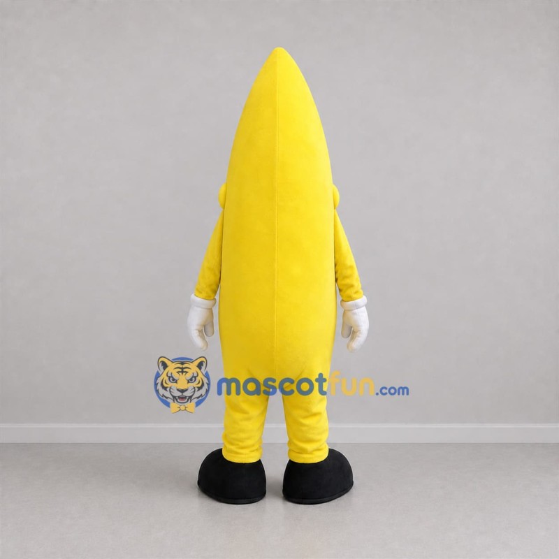 Custom Yellow Banana Mascot Costume Adult Full Body Suit for Fruit Promotions