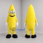 Custom Yellow Banana Mascot Costume Adult Full Body Suit for Fruit Promotions