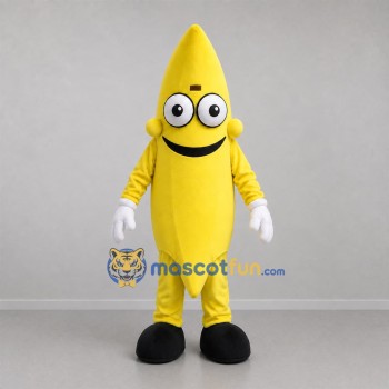 Custom Yellow Banana Mascot Costume Adult Full Body Suit for Fruit Promotions
