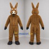 Custom Brown Donkey Mascot Costume Adult Full Body Suit for Farm Events
