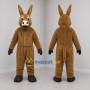 Custom Brown Donkey Mascot Costume Adult Full Body Suit for Farm Events